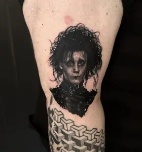 Edward Scissorhands Tattoo