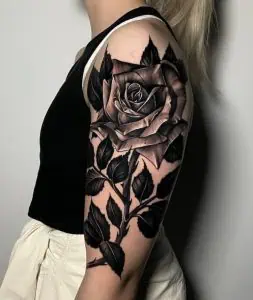 Dark Rose Tattoo