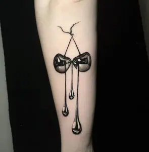 Chrome Black and Grey Tattoo