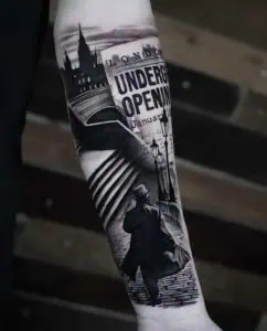 Jack the Ripper tattoo