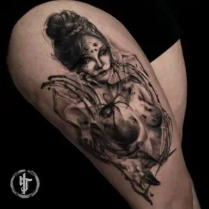 Spider Woman Tattoo