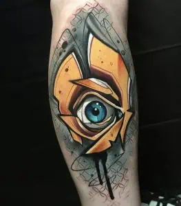 Abstract Tattoo Flower