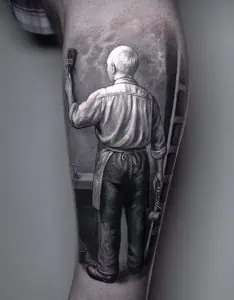 Old Painter Tattoo
