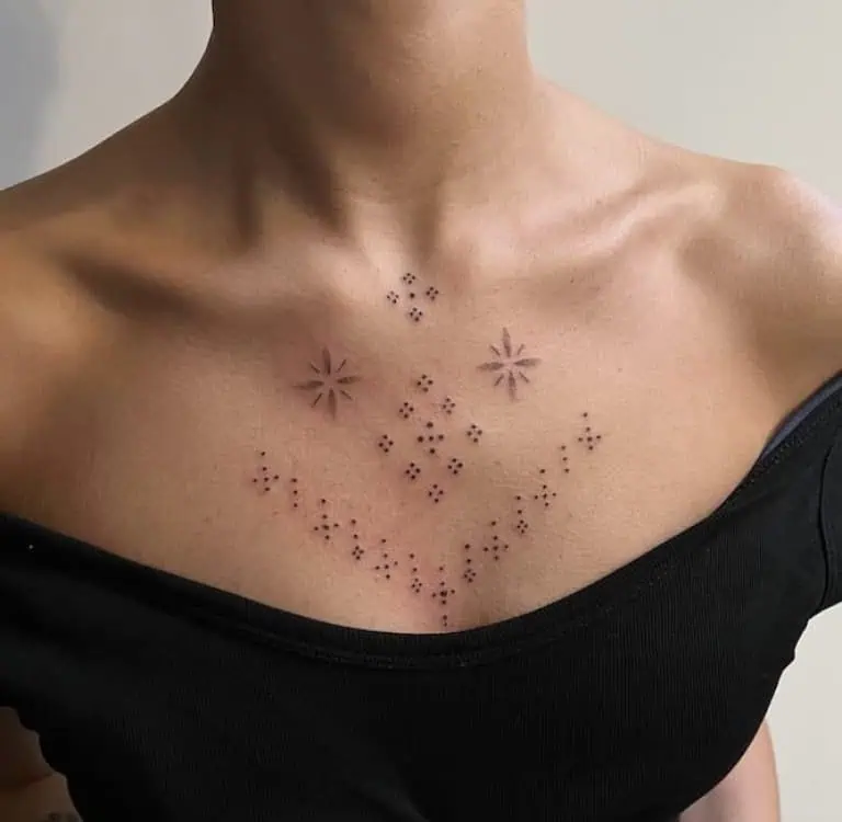 Hand-poked tattoo style London