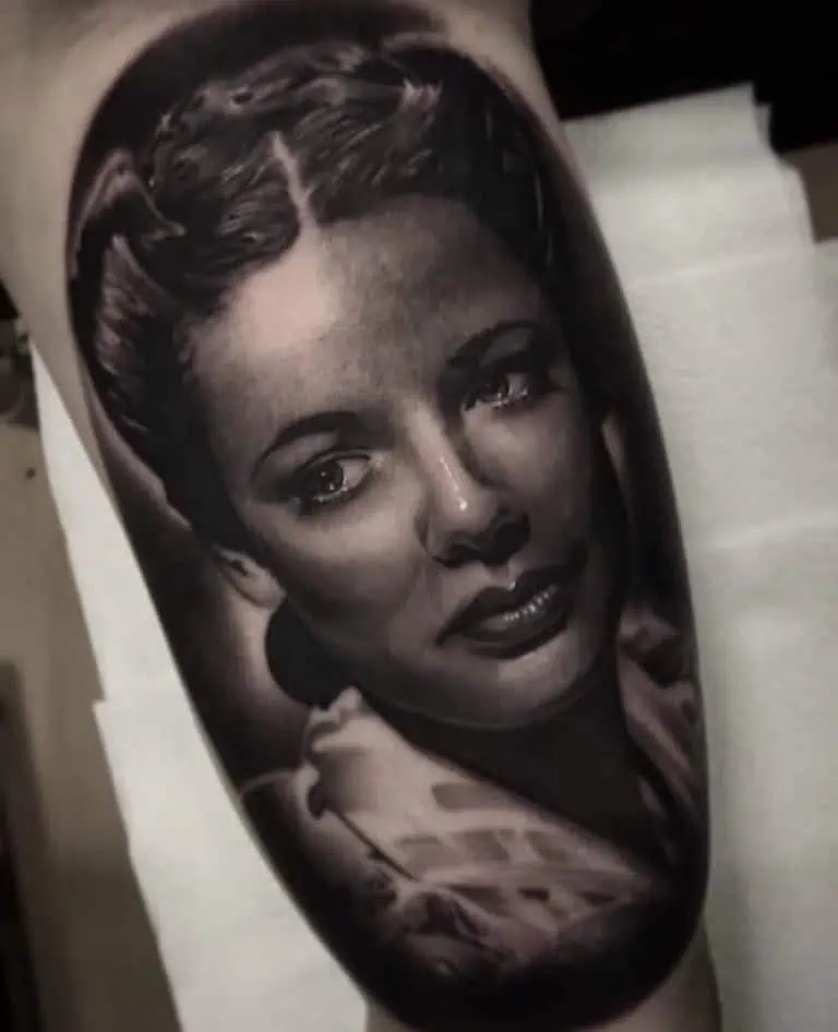 Portrait tattoo style London
